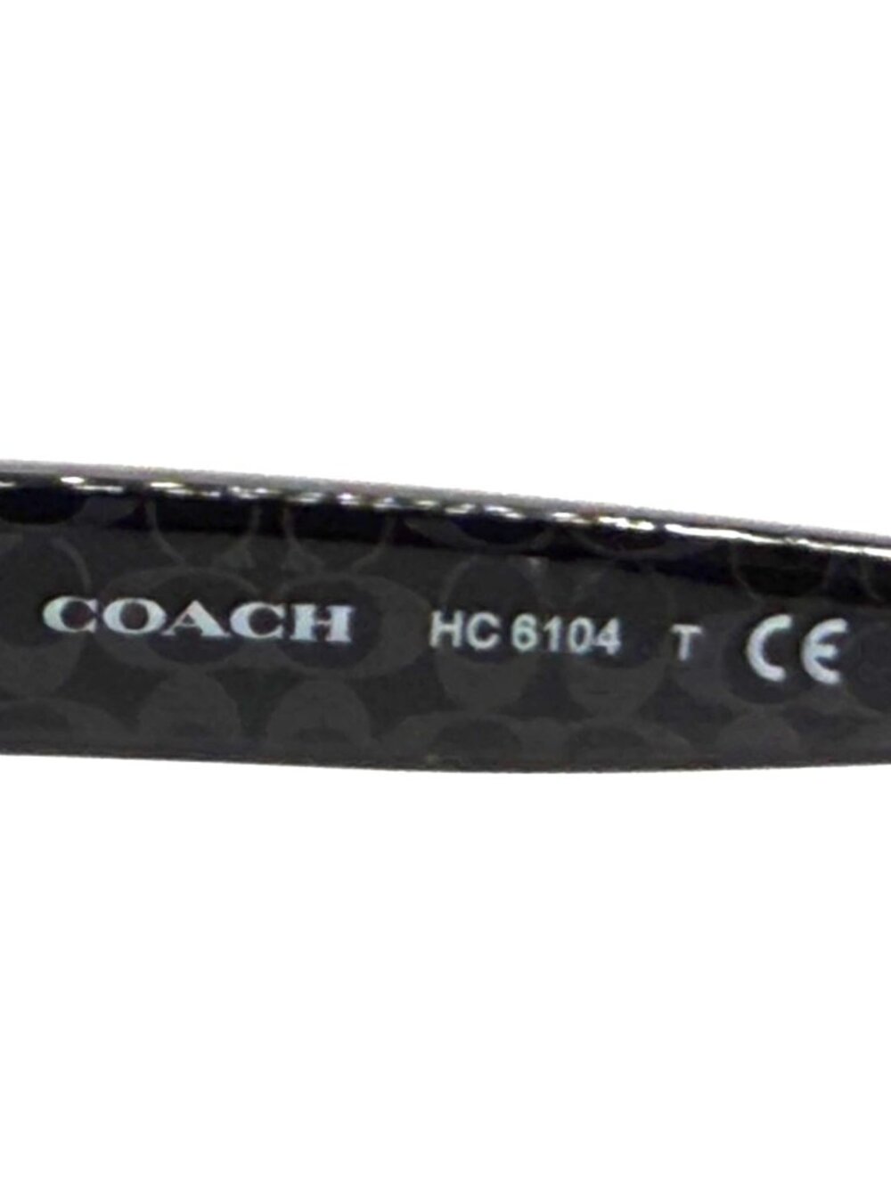 NEW COACH HC 6104 5420 Black/Black Gunmetal Sig C Women 50mm 16 140 - Picture 4 of 6